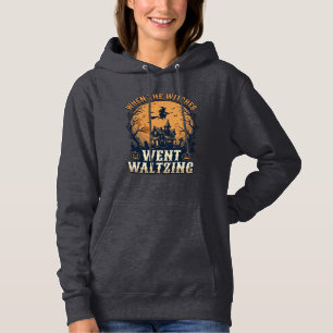 Camiseta Bruxa Valsa Desenho de Gravura Vintage de Hallowee