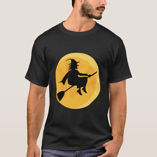 Camiseta Bruxa Velha do Halloween (Frente)