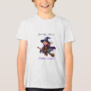 Camiseta Bruxa Voadora Entrega Especial Cute Halloween Magi