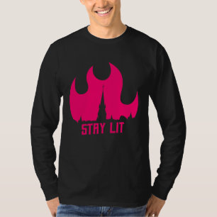 Camiseta Bruxaria Wiccana Oculta Queimando Igreja Esotérica