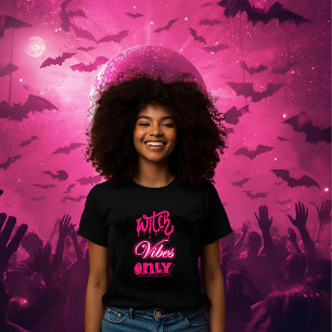 Camiseta bruxas cor-de-rosa, apenas a escritora halloween p