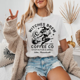 Camiseta Bruxas criam bruxas de café com sal