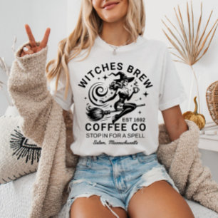 Camiseta Bruxas criam bruxas de café com sal
