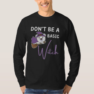 Camiseta Bruxas de Bruxas de Halloween de Urso Polar não sã