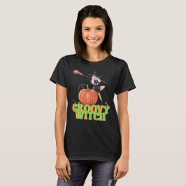 Camiseta bruxas de Dia de as Bruxas engraçado BROVY WITCH