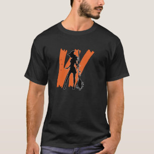 Camiseta Bruxas de Halloween Feiticeiras de Broomstick Meni