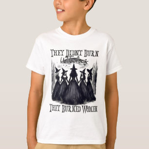 Camiseta Bruxas de Halloween não queimaram bruxas que queim