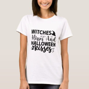 Camiseta Bruxas Hisses E Beijos De Halloween