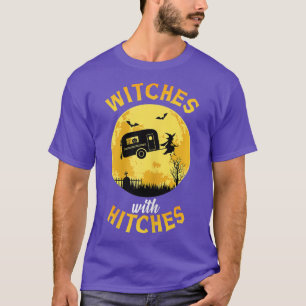 Camiseta Bruxas Mães com Hitches RV Acampando Id