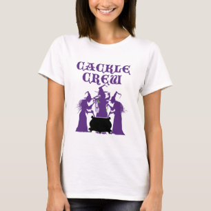 Camiseta Bruxas Medievais do Halloween de Cackle Crew