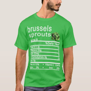 Camiseta bruxelas brota fatos sobre alimentação Ação de Gra
