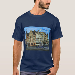 Camiseta Bruxelas, da série Visita...