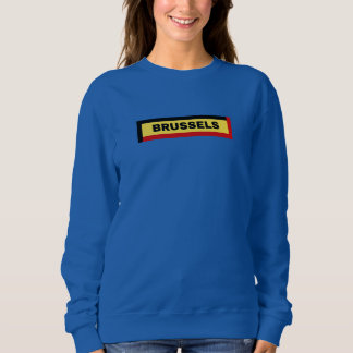 Camiseta Bruxelas na Bélgica Flag Colors