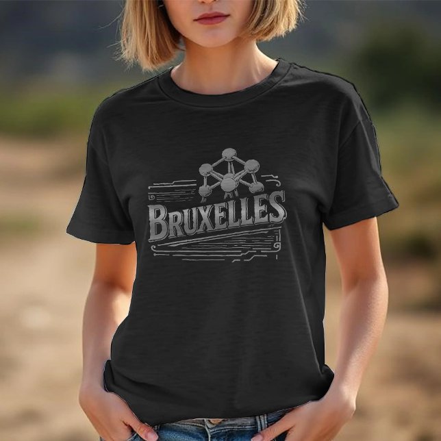 Camiseta Bruxelles Quantum Nostalgic Silver Womens (Criador carregado)