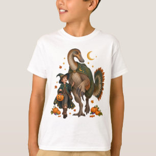 Camiseta Bruxo do Pântano & Deinocheirus Halloween