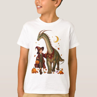 Camiseta Bruxo Espinho & Bajadasaurus Halloween