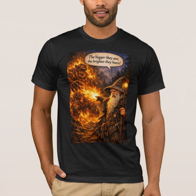 Camiseta Bruxo VS Troll (Frente)