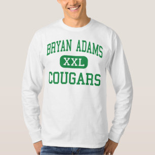 Camiseta Bryan Adams - pumas - segundo grau - Dallas Texas