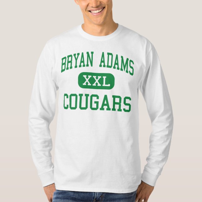 Camiseta Bryan Adams - pumas - segundo grau - Dallas Texas (Frente)