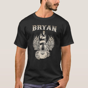 Camiseta Bryan Guitar Music Outlaw 80s 90s Legends Live Fo