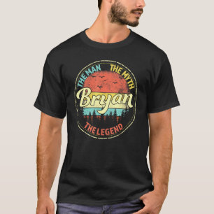 Camiseta Bryan O Homem O Mito Os Homens Da Lenda Personaliz