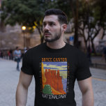 Camiseta Bryce Canyon National Park Utah aflita<br><div class="desc">Design de trabalho de arte vetor de Bryce Canyon. O parque é uma reserva de expansão no sul de Utah,  conhecida por rabinos de cor crimson,  que são formações rochosas em forma de spire.</div>