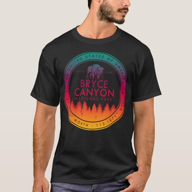 Camiseta Bryce Canyon National Park Utah Gifts UT (Frente)