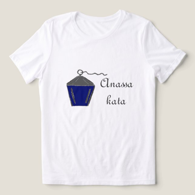 Camiseta Bryn Mawr Lanternas Anassa Kata Mulheres (Design frontal)