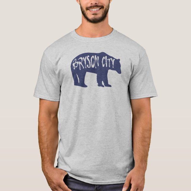 Camiseta Bryson City North Carolina Bear (Frente)
