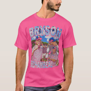 Camiseta Bryson Dechambeau Estilo de Colagem Bootleg