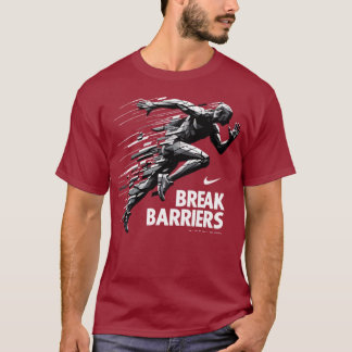 Camiseta bstract Runner Shattered Effect - Geometric Sport 