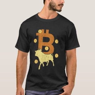 Camiseta BTC Bitcoin Hype Divertido Crypto Comerciante Mine
