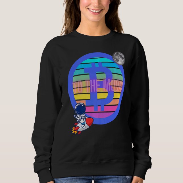 Camiseta Btc Btc De Troca De Bitmoeda Para O Crypto Da Lua (Frente)