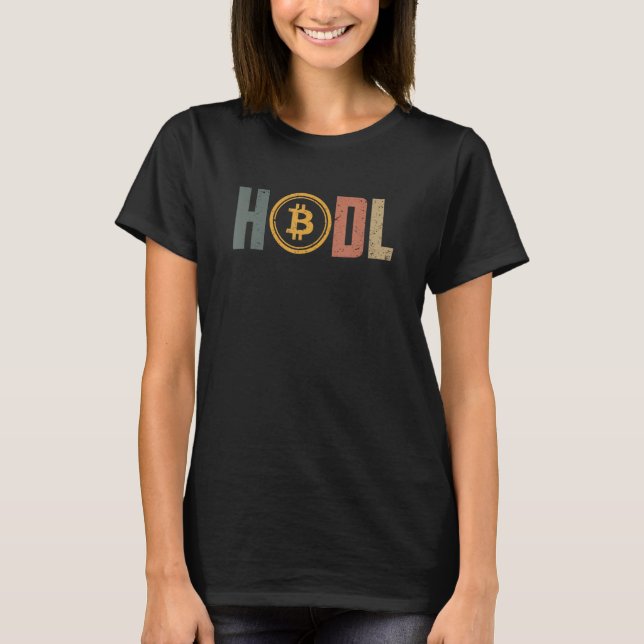 Camiseta BTC Maxi Crypto Gift HODL Bitcoin (Frente)