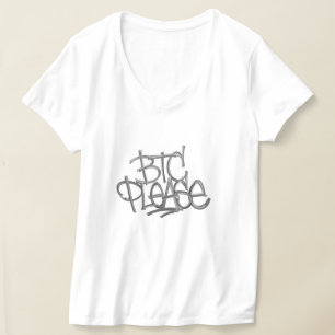 Camiseta "BTC Por Favor" (Branco)