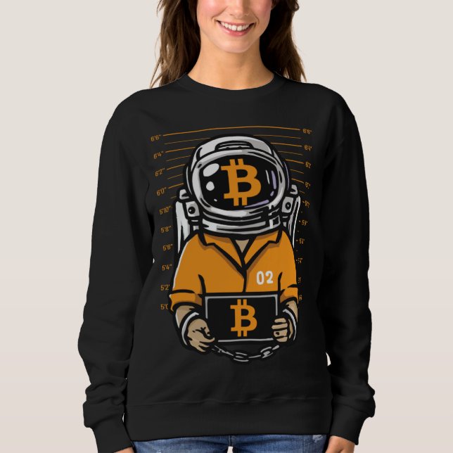 Camiseta BTC Up to the Moon Bitcoin (Frente)
