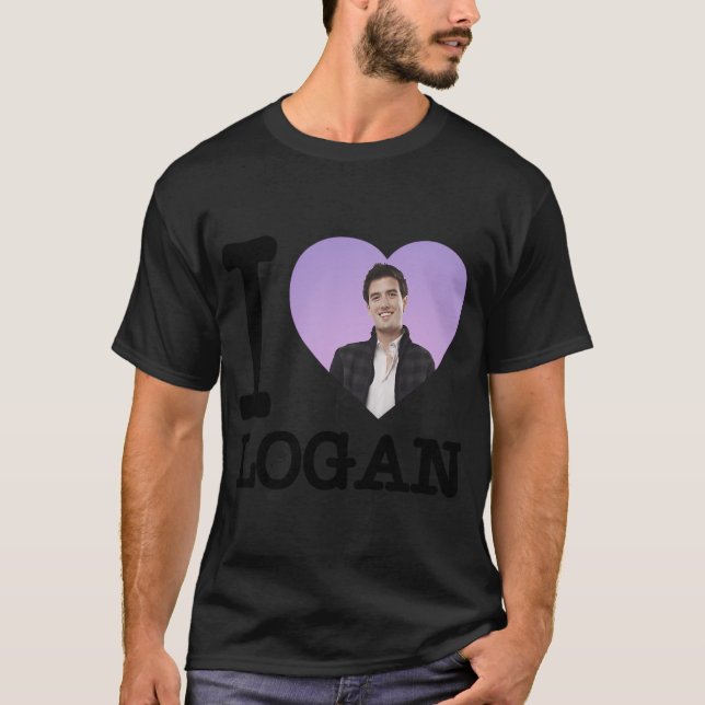 Camiseta BTR: Eu amo Logan (Frente)