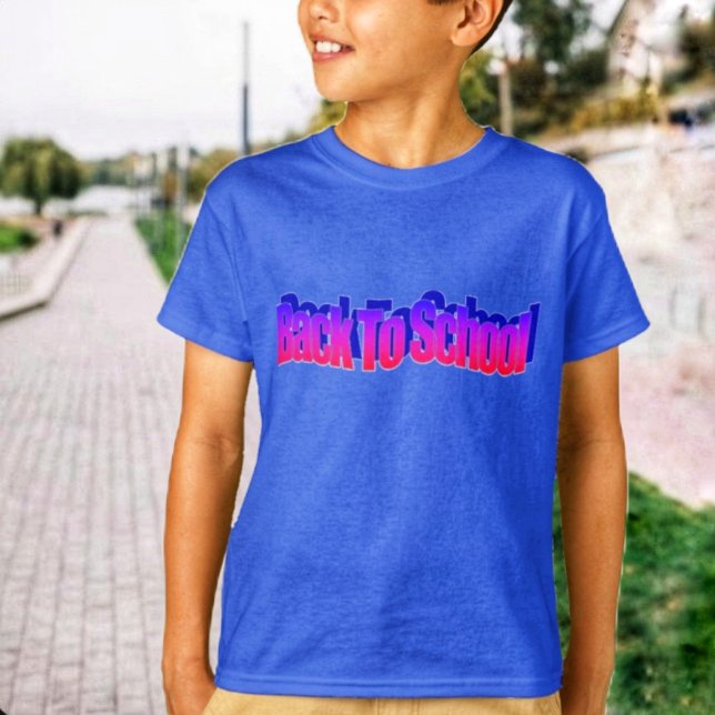 Camiseta BTS-Red-Blue (School's here, and your child will be ready, wearing the BTS Red-Blue T-Shirt!)