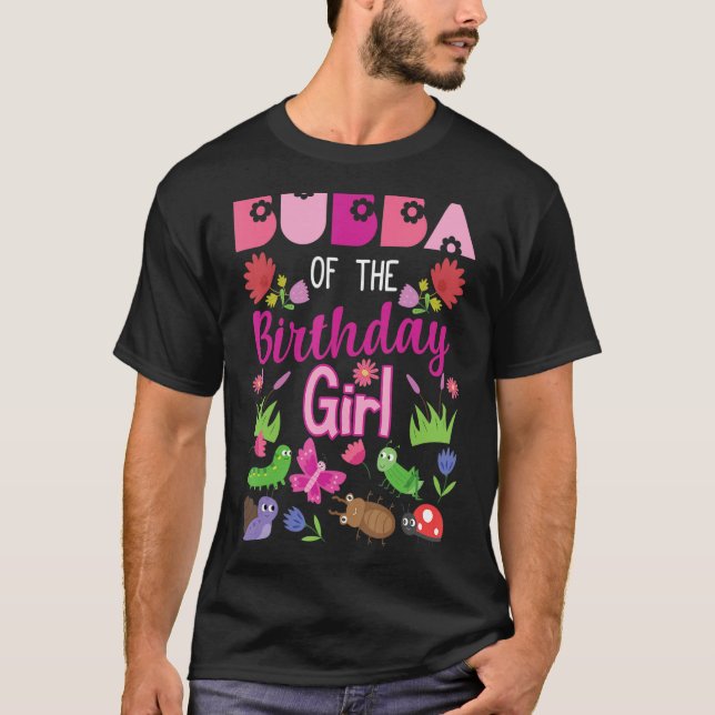 Camiseta Buba Da Festa De Inseto De Aniversário (Frente)
