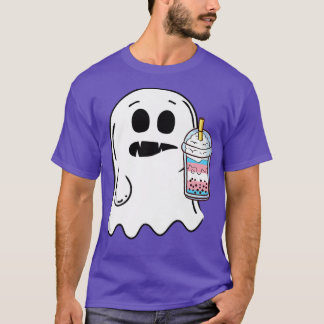 Camiseta buba fantasma transgênero para chá de bolhas trans
