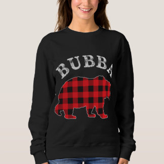 Camiseta BUBBA Bear RED Black Buffalo Xadrez Mama Checkerbo