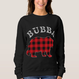 Camiseta BUBBA Bear RED Black Buffalo Xadrez Mama Checkerbo