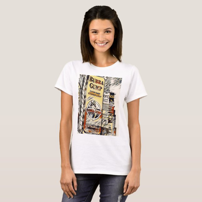 Camiseta Bubba Gump (Frente Completa)