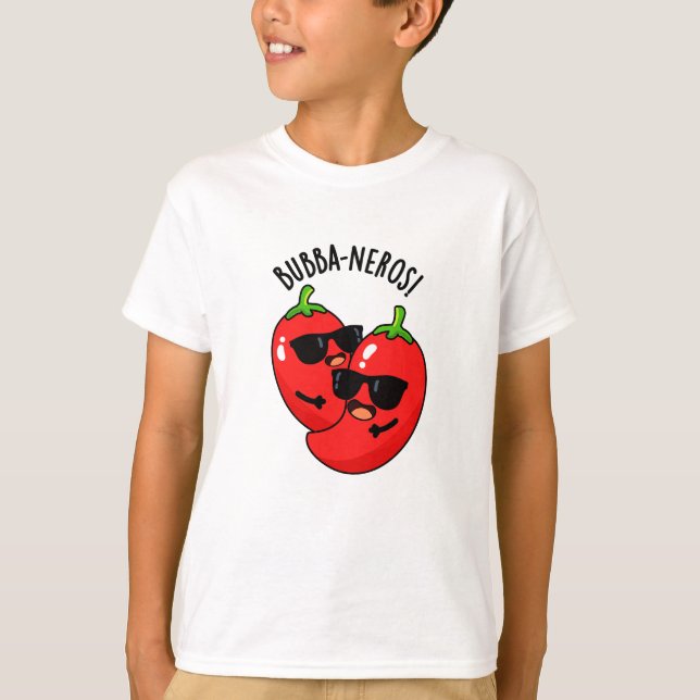 Camiseta Bubba-neros Funny Habanero Pun (Frente)
