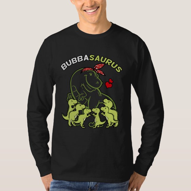 Camiseta Bubbasaurus Bubba 6 Kids Dinosaur Mother s Day (Frente)