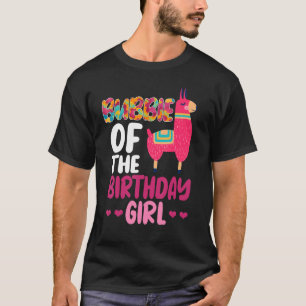 Camiseta Bubbie Da Rapariga De Aniversário Lama Bday Alpaca