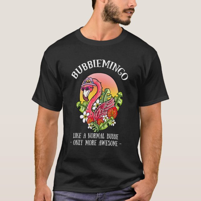Camiseta Bubbiemingo Bubbie Flamingo Avó Avó 1 (Frente)
