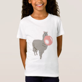 Camiseta Bubble Gum Llama Explosão