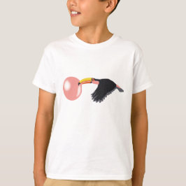 Camiseta Bubble Gum Toucan Soprando Bolha