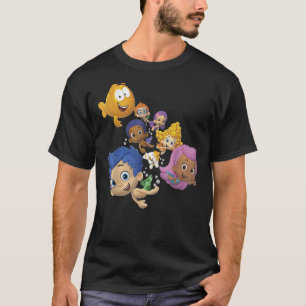 Camiseta Bubble Guppies Cheio Cast Natação Retrato Essenso